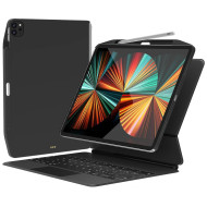 Husa ONMOBILE® CoverBuddy pentru tableta iPad Pro 11 (2022) (2021) (2020) (2018) / iPad Air (2020) (2022), carcasa magnetica de protectie, negru