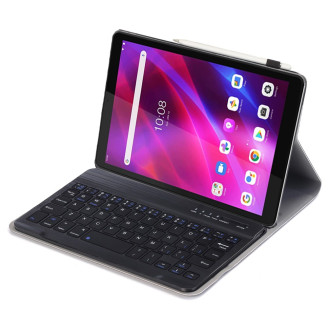 Husa ONMOBILE® A0M7 pentru tableta Lenovo Tab M8 (4th Gen) 2023 TB-300FU, din piele ecologica+TPU, cu tastatura Bluetooth, negru