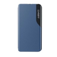 Husa Eco Leather View compatibila cu Xiaomi Redmi Note 9T Blue