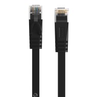 Cablu de retea plat Orico Ethernet, RJ45, Cat 6, 20m, 1000Mbps, Negru