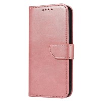 Husa Magnet Wallet Stand compatibila cu iPhone 15 Pink