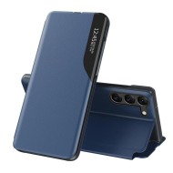 Husa Eco Leather View compatibila cu Xiaomi Poco C65 / Redmi 13C Blue