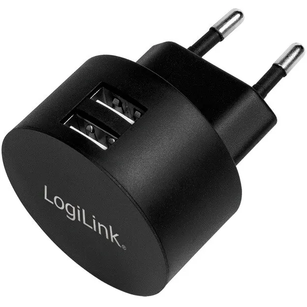 logilink Incarcator retea Logilink 220v, PA0218, universal, 2 x USB-A, maxim 2.1A, 10.5W, suport OCP/OVP/OHP/SCP, Negru
