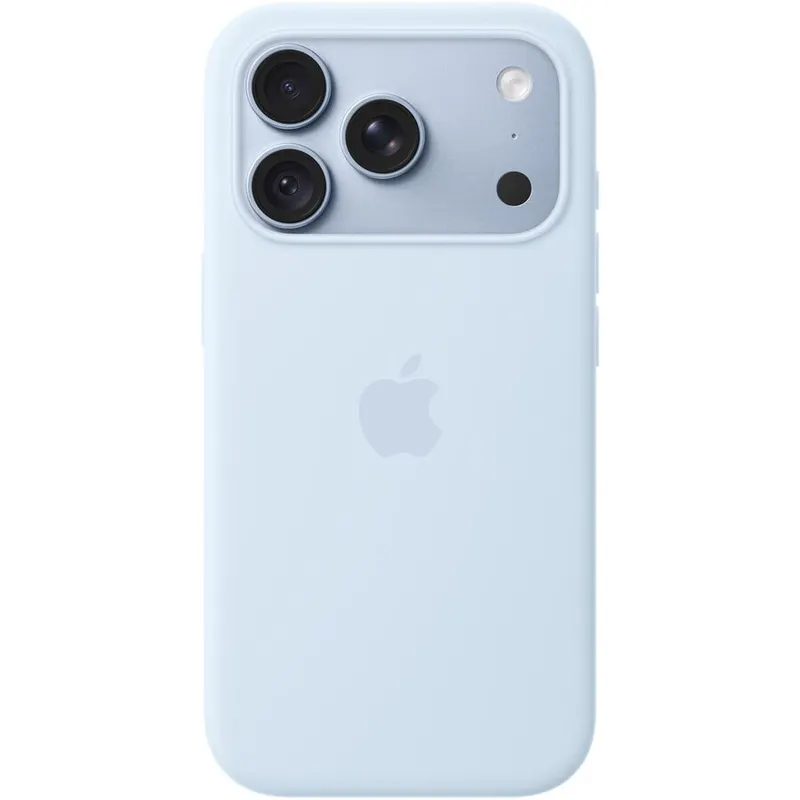 Apple Apple iPhone 18 Pro Silicone Case with MagSafe - Crisp Blue