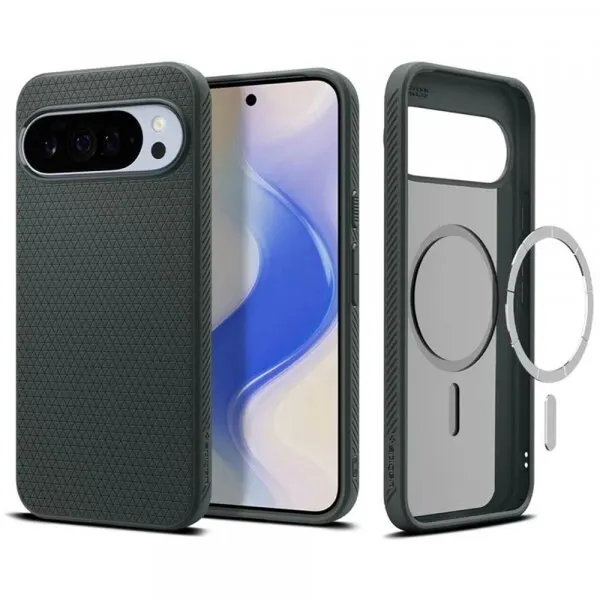 Spigen Husa MagSafe pentru Google Pixel 10 Pro XL, Spigen, Liquid Air, Verde ACS09719