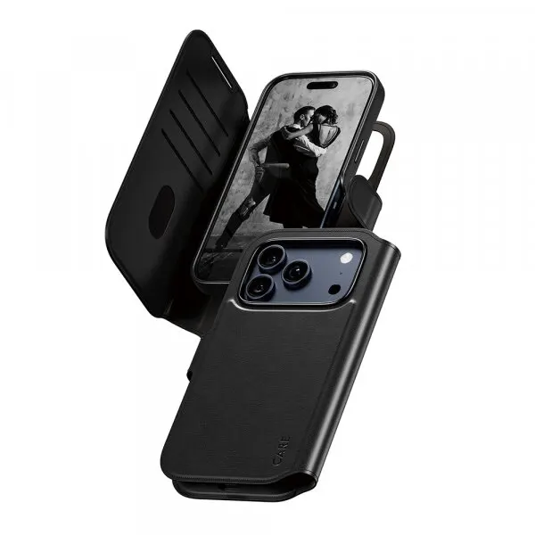 Panzerglass Husa MagSafe pentru Apple iPhone 17 Pro, PanzerGlass, Care Feature Tango Two-in-One, Neagra