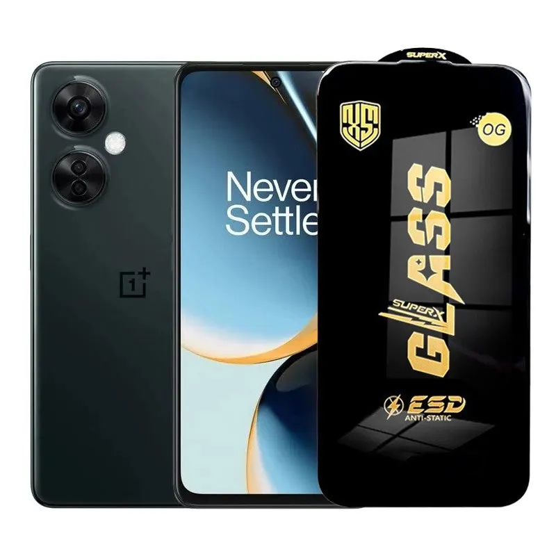 Flippy, Folie de Protectie pentru OnePlus Nord CE3, Flippy, Sticla Securizata ESD, Margini Negre
