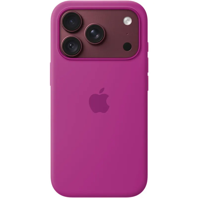 Apple Apple iPhone 18 Pro Silicone Case with MagSafe - Magenta