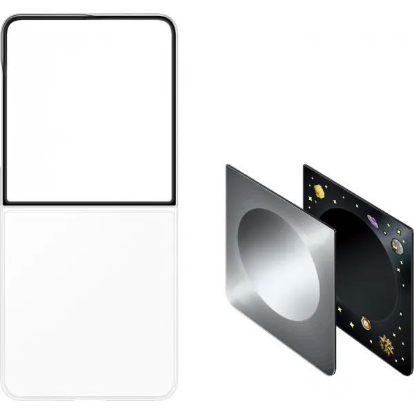 Samsung Husa pentru Samsung Galaxy Z Flip8 F776, FlipSuit Case, Neagra EF-FF776CBEGWW