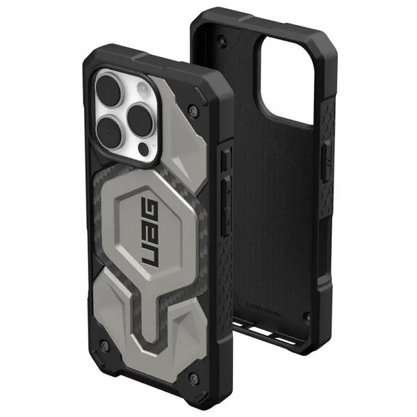 Urban Armor Gear Husa MagSafe pentru Apple iPhone 16 Pro, Urban Armor Gear, Monarch Pro, Gri