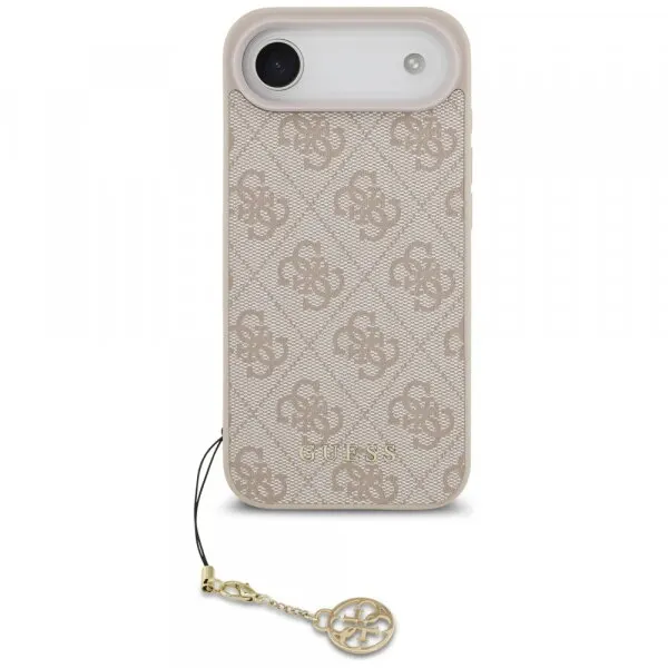 Guess Husa MagSafe pentru Apple iPhone 17 Air, Guess, 4G Charm Cradle, Roz
