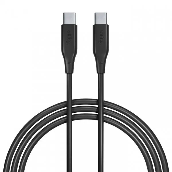 Allity Cablu Date si Incarcare USB-C - USB-C Allity. AUC-02, 100W, 2m, Negru