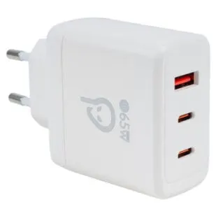 spacer Incarcator retea Spacer SPAR-TRIOQ-04, 2 x USB-C, 1 x USB-A, 20 V, 3.25 A, 65 W, Alb