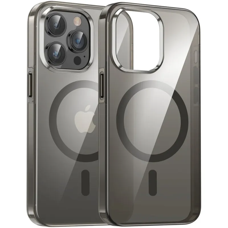 Dviced Dviced Magsafe iPhone 15 Pro clear case - Black