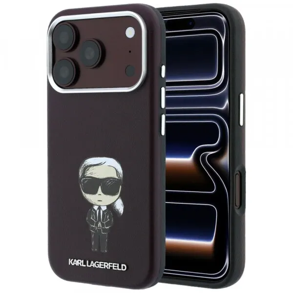 Karl Lagerfeld Husa MagSafe pentru Apple iPhone 18 Pro / 17 Pro, Karl Lagerfeld, Ikonik Sketch, Visinie