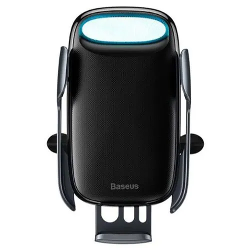 Suport Auto Baseus Milky Way WXHW02-01, Incarcare Wireless Qi, 15 W, Prindere la ventilatie (Negru)
