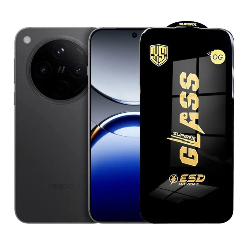 Flippy, Folie de Protectie pentru Oppo Find X8, Flippy, Sticla Securizata ESD, Margini Negre