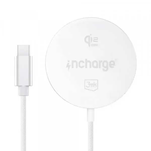 3MK Incarcator Retea Wireless 3MK Align, 25W, Alb