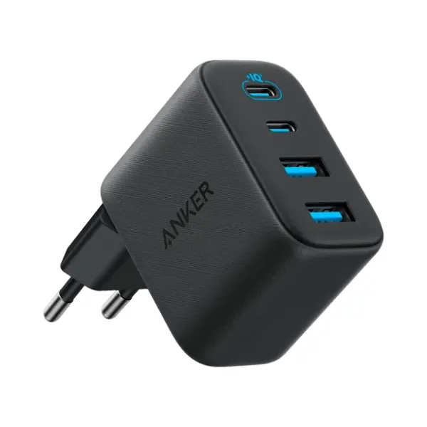 Anker Incarcator Retea Anker Zolo, 50W, 3A, 2 x USB-A - 2 x USB-C, Negru
