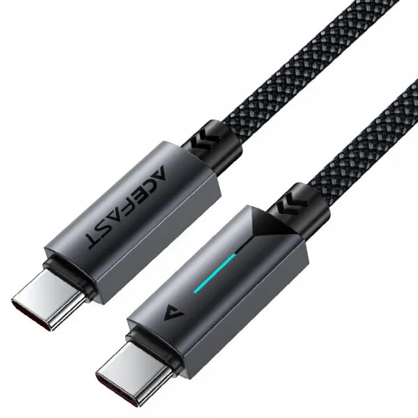 AceFast Cablu Date si Incarcare USB-C - USB-C Acefast C19-03, 60W, 1.2m, Negru