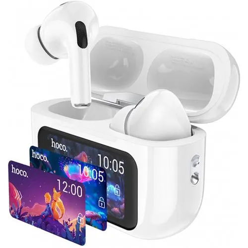 Casti True Wireless HOCO EW72 Lite, Bluetooth, Alb