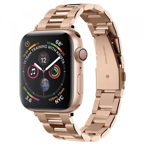 Spigen Curea Spigen Modern Fit pentru Apple Watch 42mm / 41mm / 40mm / 38mm Series, Roz Aurie 061MP25944