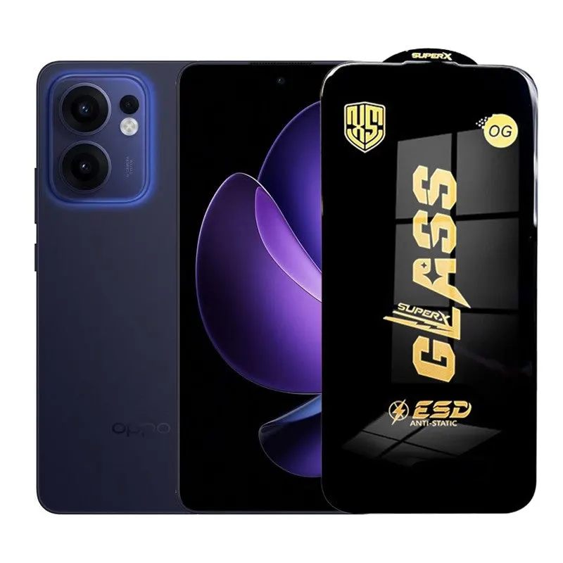 Flippy, Folie de Protectie pentru Oppo Reno13, Flippy, Sticla Securizata ESD, Margini Negre