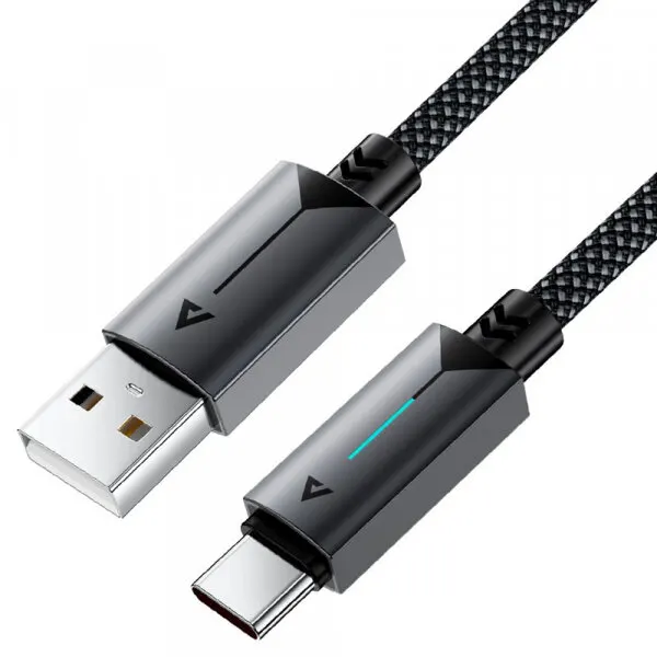 AceFast Cablu Date si Incarcare USB-A - USB-C Acefast C19-04, 18W, 1.2m, Negru