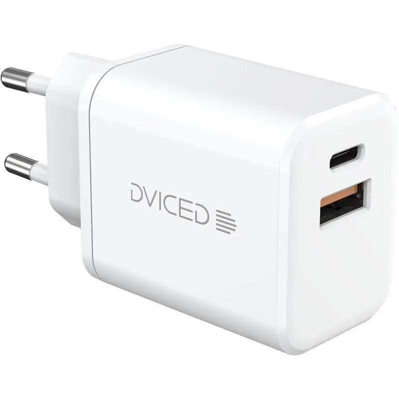 Dviced Dviced Wall charger 35W GaN 1 USB-A, 1 USB-C EU - White