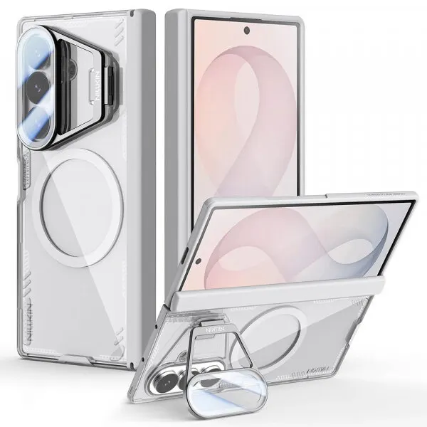 NILLKIN Husa MagSafe pentru Samsung Galaxy Z Fold8 Ultra F976, Nillkin, Iceblade Prop with Camera Cutout, Gri