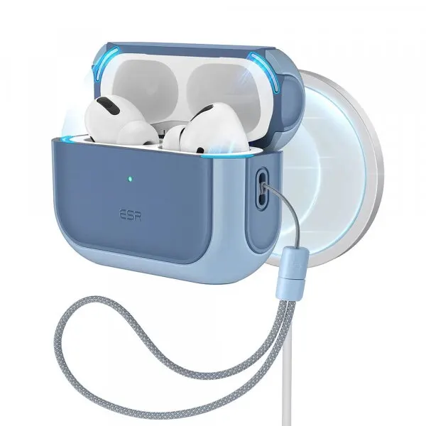 ESR Husa ESR Orbit Hybrid pentru Apple AirPods Pro 3, Albastra