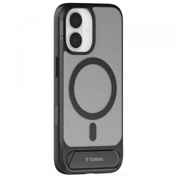 Torras Husa MagSafe pentru Apple iPhone 17, Torras, Pstand, Neagra