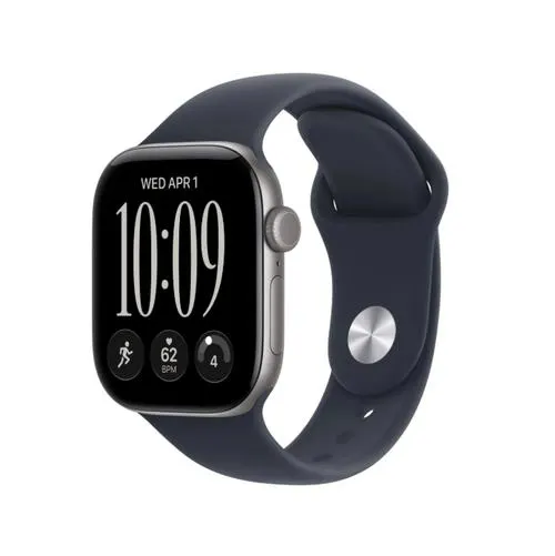 Smartwatch Apple Watch 12, GPS + Cellular, 42mm, Ecran Retina LTPO OLED, Chip S11 cu Procesor Dual-Core, 64GB Flash, Wi-Fi, Bluetooth, Carcasa Aluminiu, Curea Sport Band S/M (Gri)