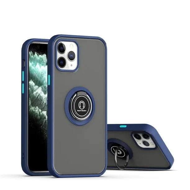 Apple, Husa Anti Fall Metal Bracket pentru Apple iPhone 13, Rezistenta la socuri