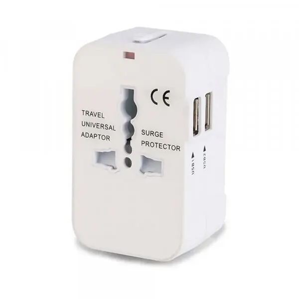 techsuit Incarcator Retea Techsuit HHT202 Travel, 10W, 2A, 2 x USB-A, Alb