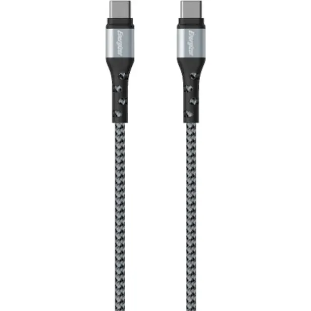 Energizer Cablu de incarcare Energizer, universal, USB-C la USB-C, lungime 2 m, Argintiu