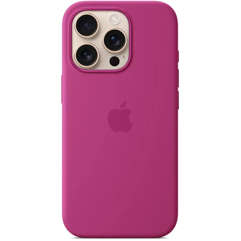Apple Apple iPhone 16 Pro Silicone Case with MagSafe - Fuchsia (Seasonal)