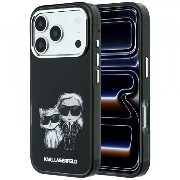 Karl Lagerfeld Husa MagSafe pentru Apple iPhone 18 Pro / 17 Pro, Karl Lagerfeld, KC Bodies Sketch, Neagra