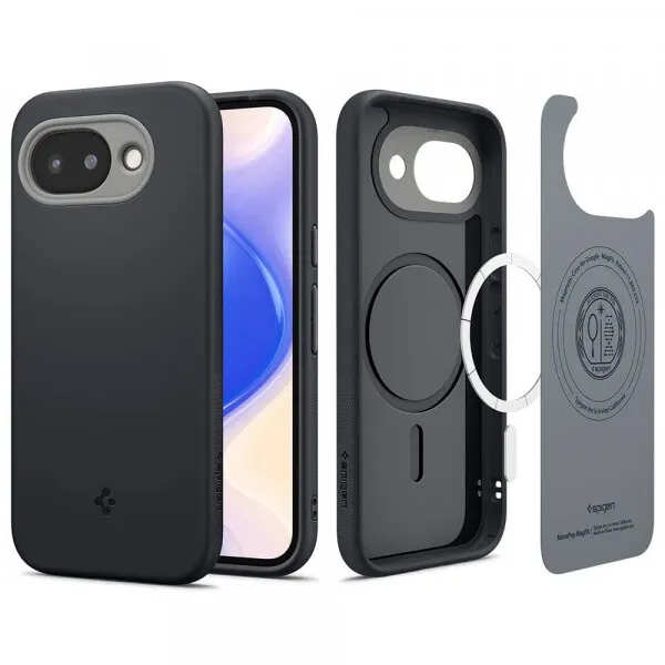 Spigen Husa MagSafe pentru Google Pixel 10a, Spigen, Caseology Nano Pop, Neagra ACS11287
