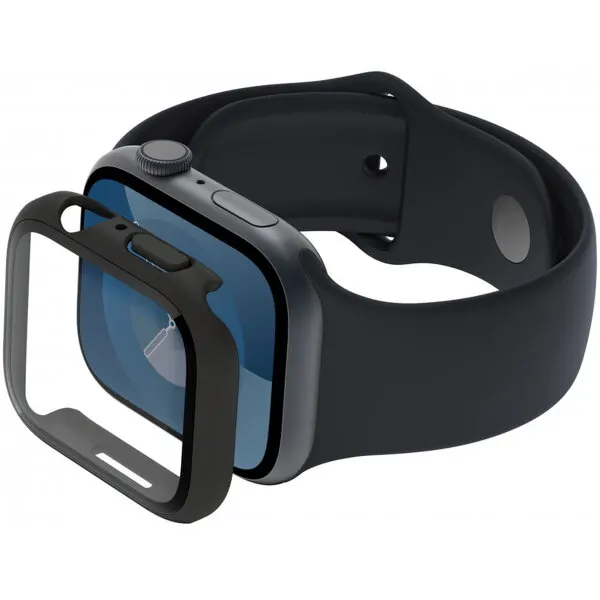 Belkin Husa Belkin ScreenForce TemperedCurve pentru Apple Watch 40mm / 41mm Series, Neagra OVG003zzBK-REV
