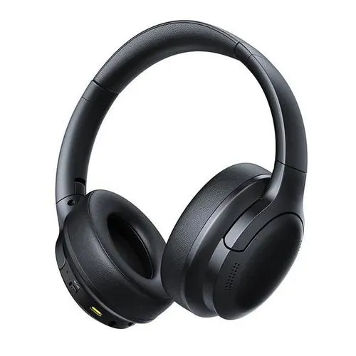 Casti Stereo Wireless Over-Ear Baseus Bowie Bass BH1 Lite, Noise Cancelling, 40mm Dynamic Drivers, Autonomie 80 ore, microfon pe casca, conectare prin Bluetooth 6.0 (Negru)