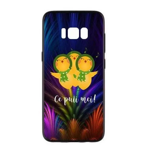 Samsung, Husa Samsung S8 Plus Multicolor Mesaj Pui