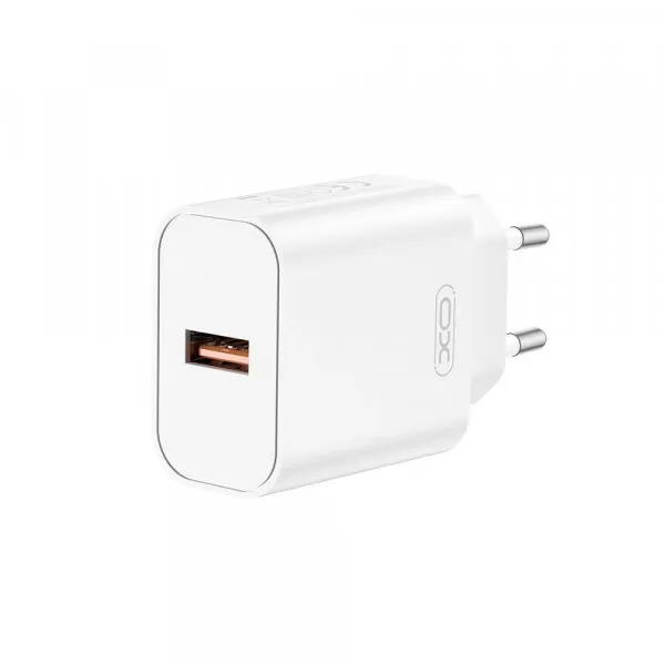 XO Design Incarcator Retea XO Design CE33, 18W, 3A, 1 x USB-A, Alb