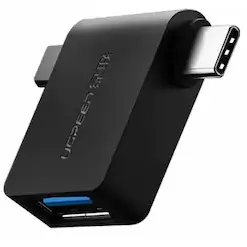 Ugreen ADAPTOR Ugreen OTG, U30453, USB Type-C(T) + Micro USB(T) to USB 3.0(M), 5Gbps, negru