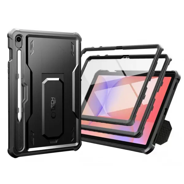 Tech-Protect Husa pentru Samsung Galaxy Tab S10 Lite / Tab S10 FE / Tab S9, Tech-Protect, Kevlar Pro, Neagra