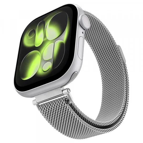 Spigen Curea Spigen WBM4 pentru Apple Watch 42mm / 41mm / 40mm Series, Argintie AMP10498