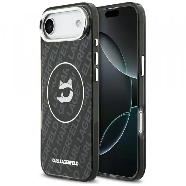 Karl Lagerfeld Husa MagSafe pentru Apple iPhone 17 Air, Karl Lagerfeld, IML Choupette`s Head, Neagra