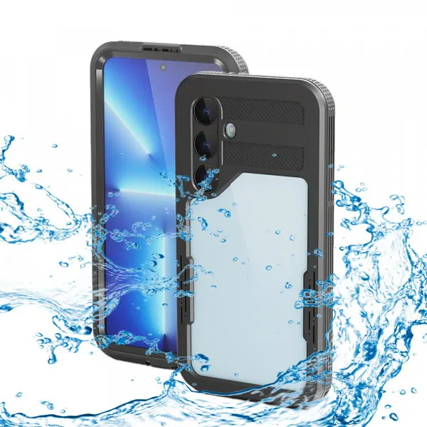 ShellBox Husa Waterproof pentru Samsung Galaxy S24 S921, ShellBox, Neagra