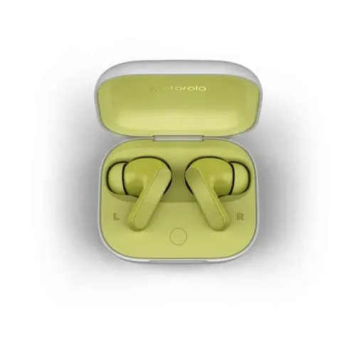 Casti True Wireless Motorola MOTO Buds Guitar, Bluetooth, In-Ear, Smart ANC, Dolby Atmos, Sunet Bose (Verde)