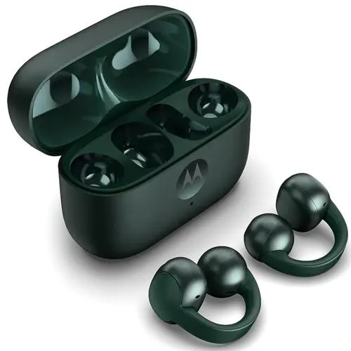 Casti True Wireless In-Ear Motorola Moto Buds Loop PG38C07165, Bluetooth, Microfon Dual cu CrystaTalk AI (Verde)